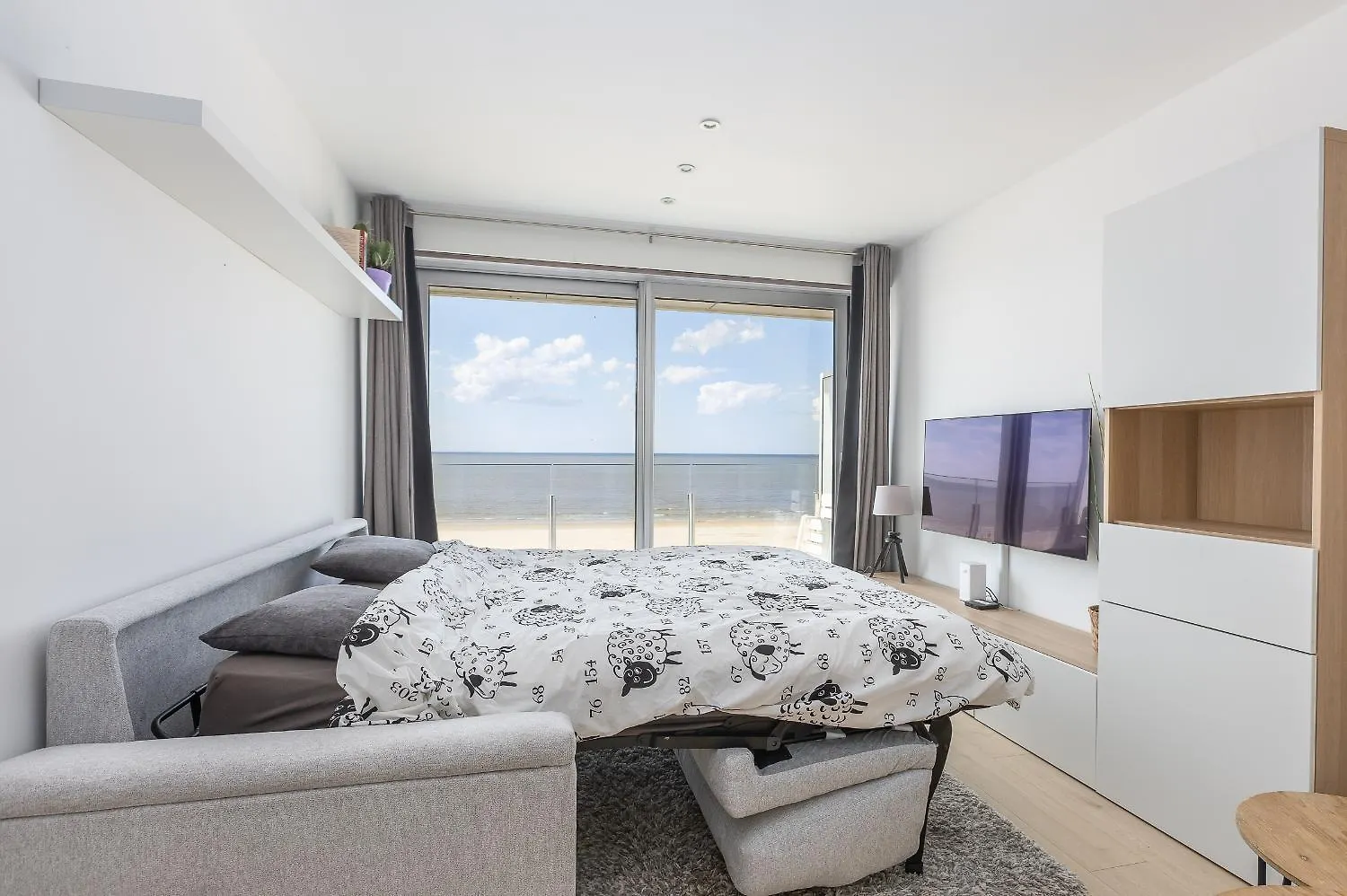 Apartment Studio Met Frontaal Zeezicht Middelkerke